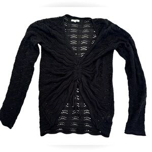 Maurice’s Black Knit ties front ladies XS